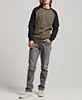 patchwork swearshirt men